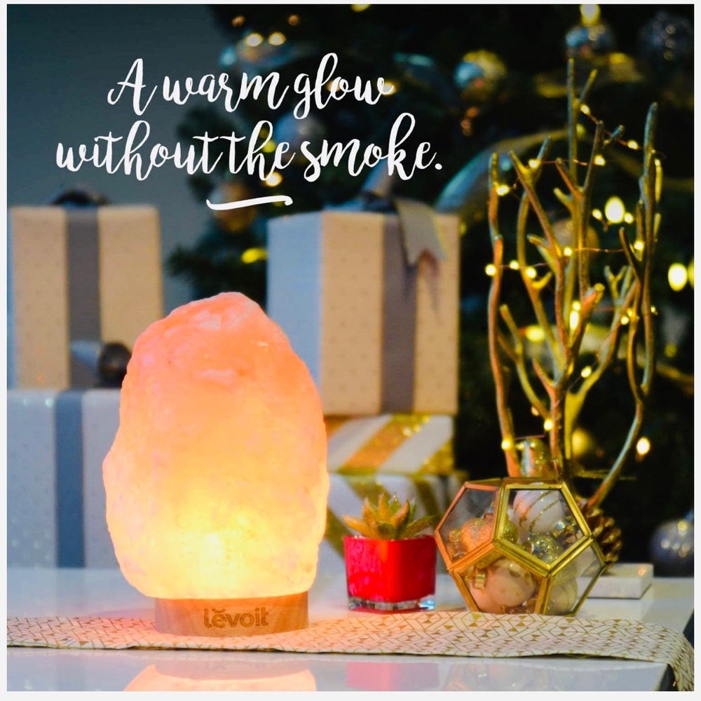 Natural Himalayan Pink Salt Lamp with Bulb & Cord
